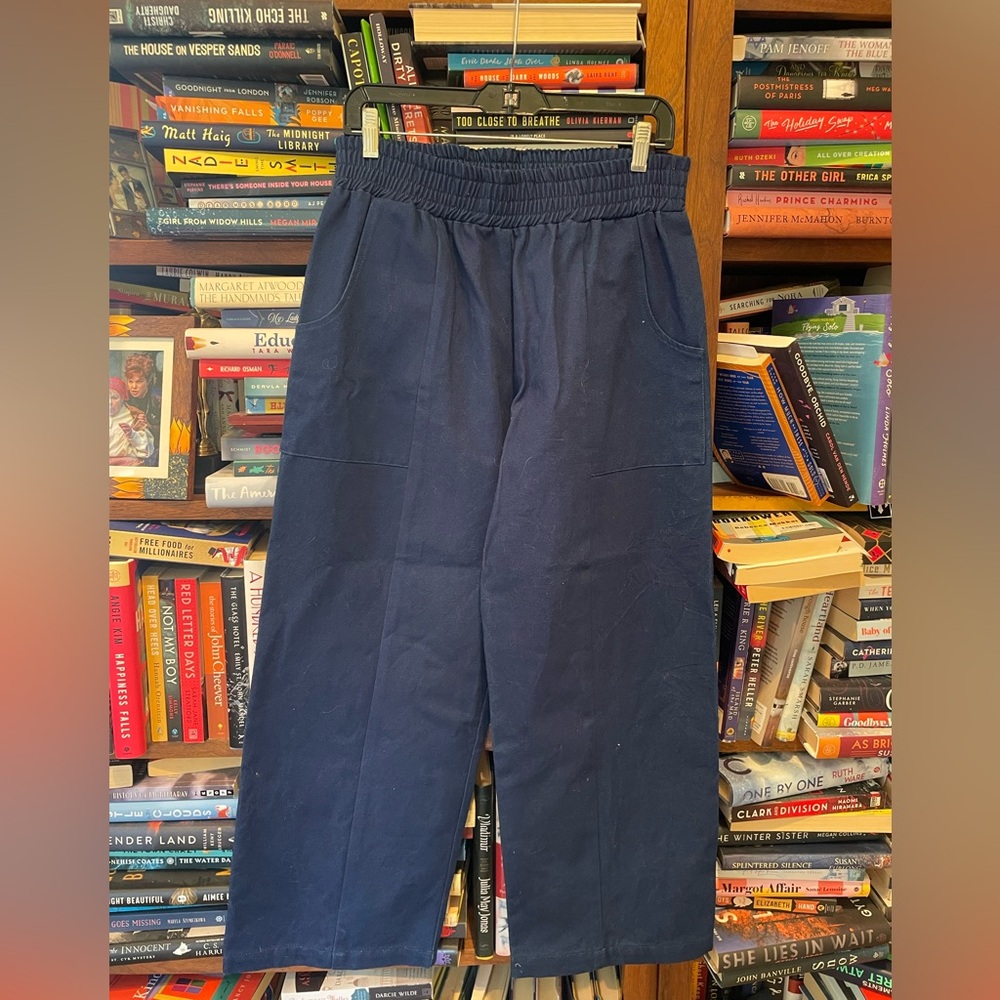 NWT Nikki Chasin Patch Pants in Indigo - Picture 3 of 7